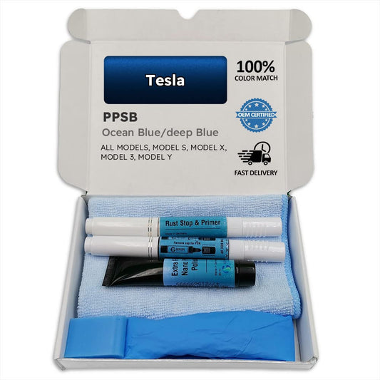 Tesla Lakkstift Deep Blue Metallic PPSB